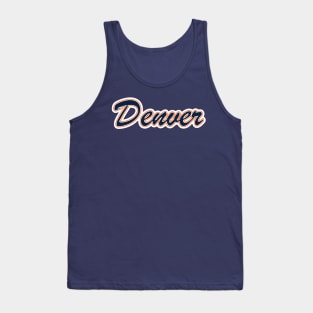 Football Fan of Denver Tank Top